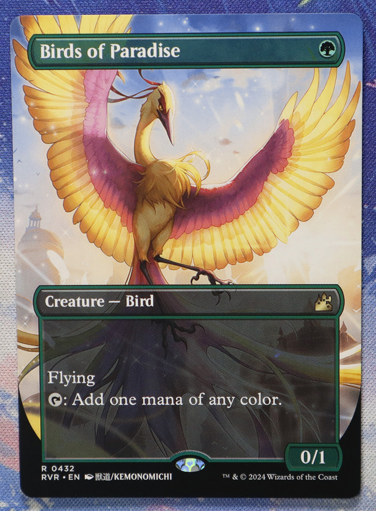 Birds of Paradise #432 RVR hologram