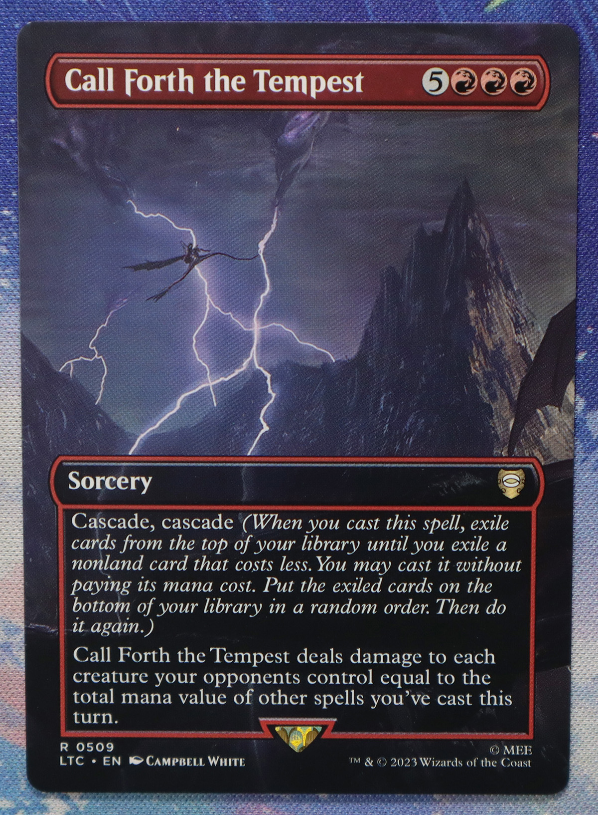 Call Forth the Tempest #509 LTC hologram