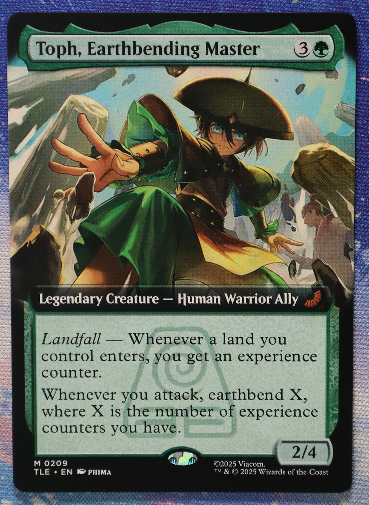 Toph, Earthbending Master #209 TLE hologram