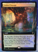 Fabled Passage (extended art) ELD Throne of Eldraine foil