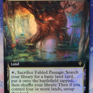 Fabled Passage (extended art) ELD Throne of Eldraine foil