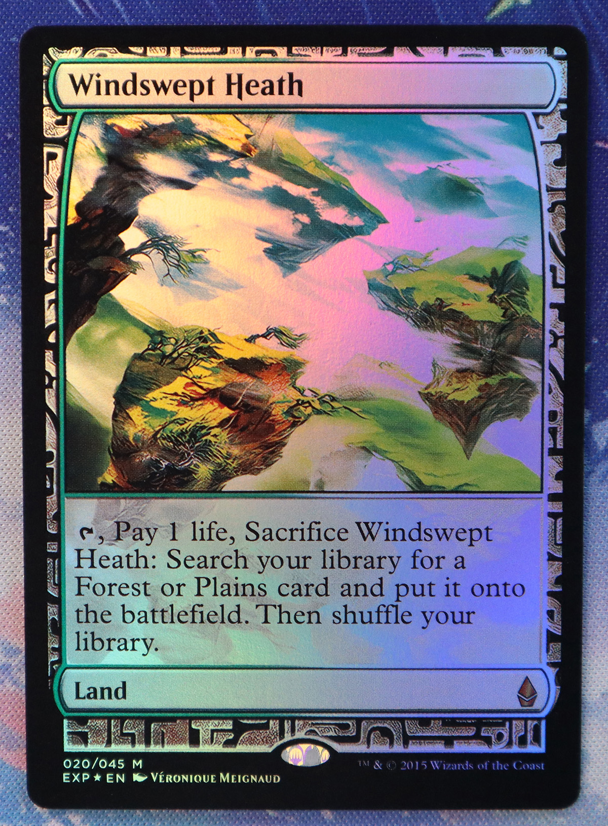 Windswept heath Zendikar Expeditions foil