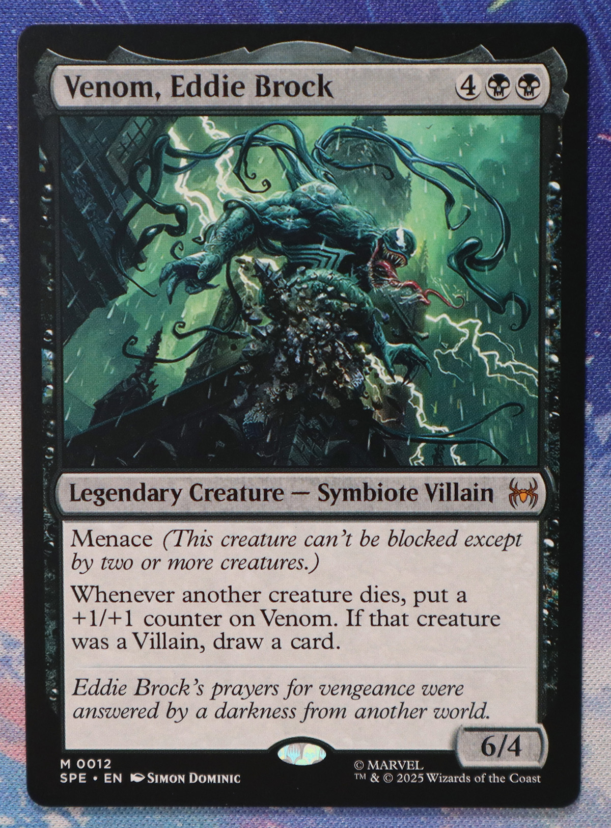 Venom, Eddie Brock #12 SPE hologram