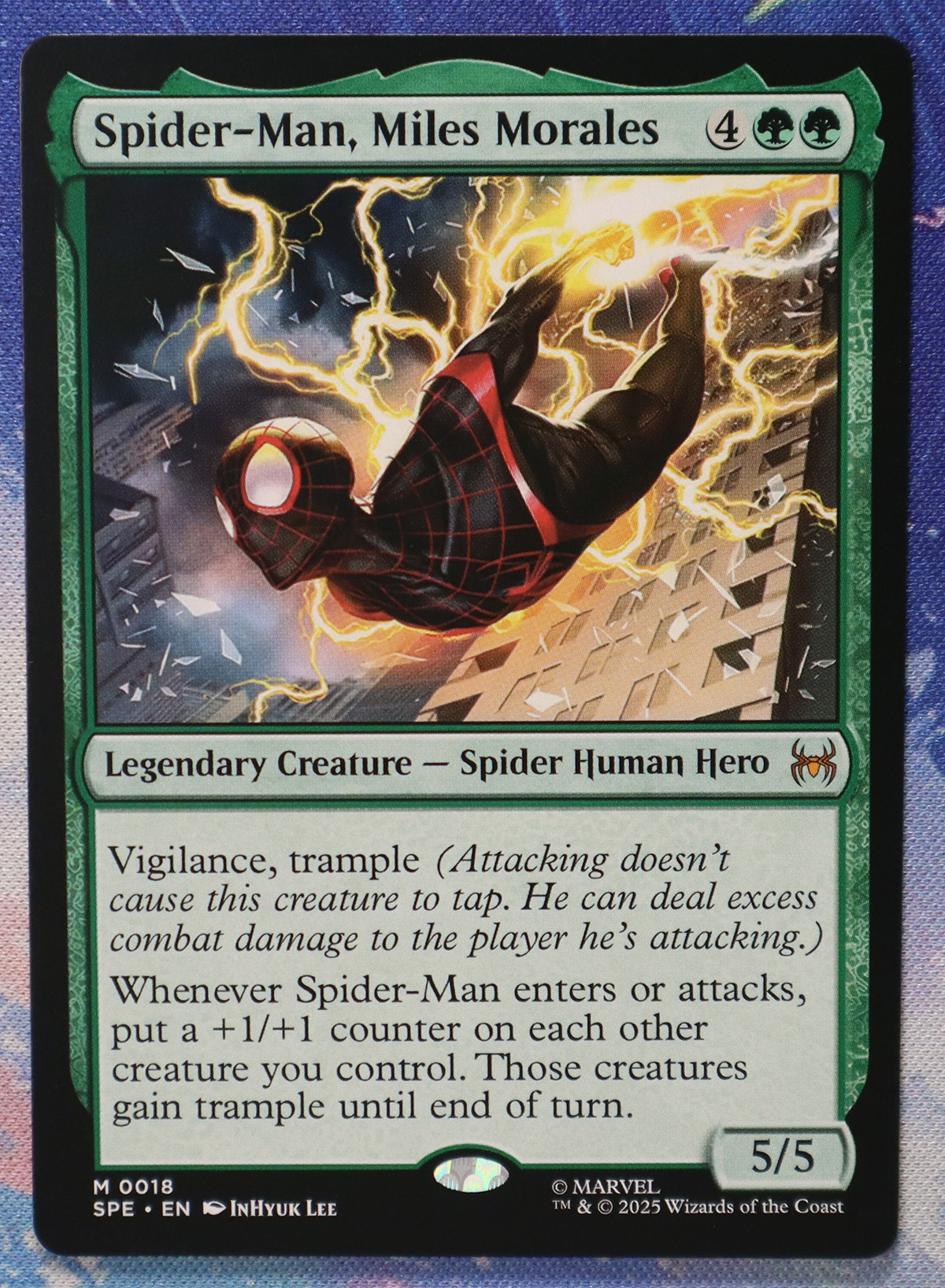 Spider-Man, Miles Morales #18 SPE hologram