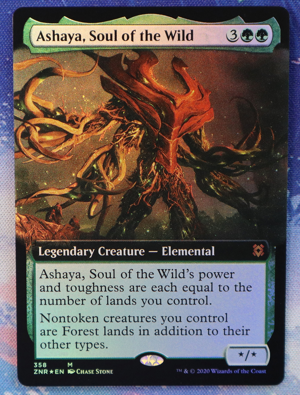 Ashaya, Soul of the Wild #358 ZNR foil