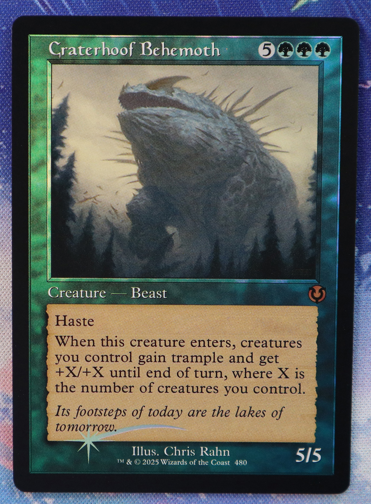 Craterhoof Behemoth #480 INR foil