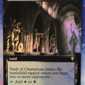 Vault of Champions extended art Commander Legends (CMR) foil