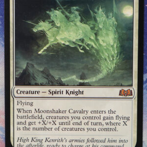 Moonshaker Cavalry #21 regular art Wilds of Eldraine (WOE) hologram