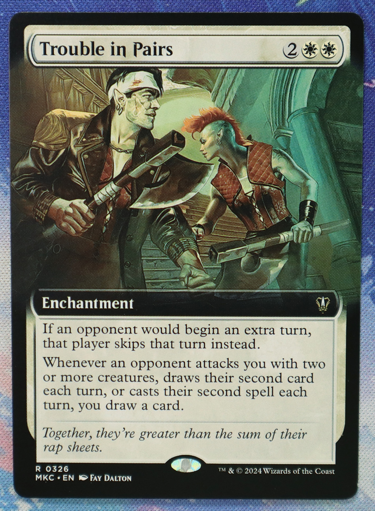 Trouble in Pairs #326 Murders at Karlov Manor Commander (MKC) hologram