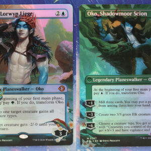Oko, Lorwyn Liege / Oko, Shadowmoor Scion #287 ECL double foil