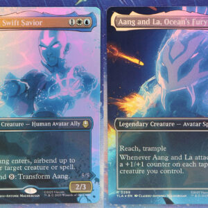 Aang, Swift Savior / Aang and La, Ocean's Fury #298 TLA double foil
