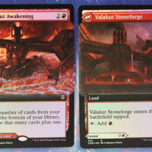 valakut awakening / valakut stoneforge #355 ZNR double foil
