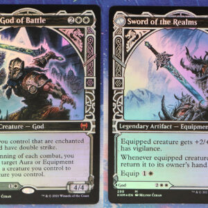 Halvar, God of Battle // Sword of the Realms #299 KHM double foil