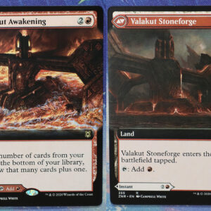 Valakut Awakening / Valakut Stoneforge Zendikar Rising (ZNR) double hologram