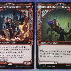 Birgi, God of Storytelling & Harnfel, Horn of Bounty #311 KHM double hologram